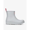 Hunter Original Play Short Rubber Wellington Boots In Grey/light