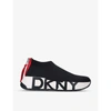 DKNY MARCEL ZIP-EMBELLISHED TRAINERS,R03673923