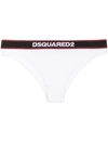 Dsquared2 Logo Thong In White