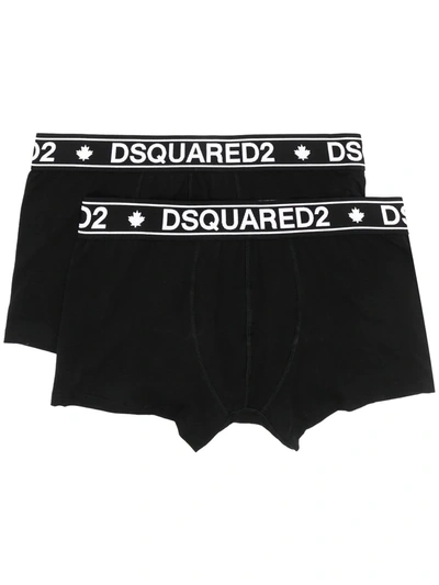 Dsquared2 Logo Boxers In Black