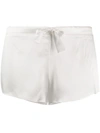 Gilda & Pearl Sophia Silk Shorts In White