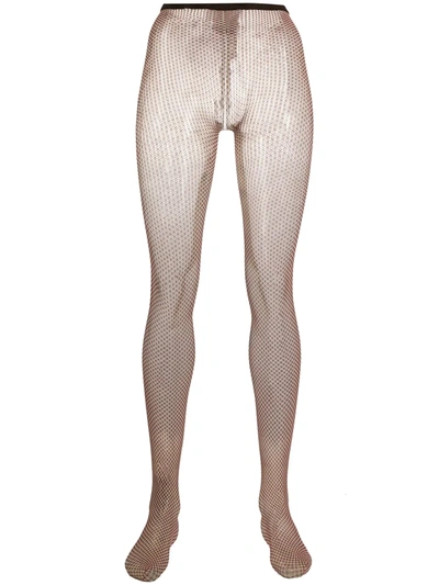 Prada Fishnet Tights In Pink