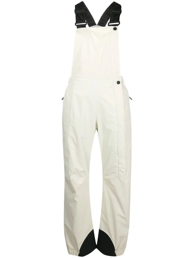 Moncler Bib Ski Trousers In White