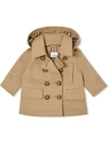 BURBERRY HOODED TRENCH COAT