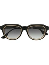 Dita Eyewear Gold-rimmed Tortoiseshell Frames In Black