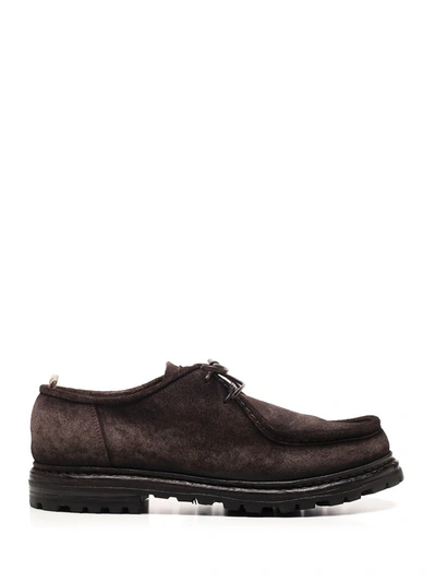 Officine Creative 25mm Leather Lace-up Shoes In Brown