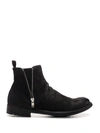 OFFICINE CREATIVE OFFICINE CREATIVE HIVE 9 DOUBLE ZIP ANKLE BOOTS
