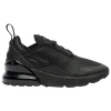 Nike Little Girls And Boys Air Max 270 Casual Sneakers From Finish Line In Black/black/black