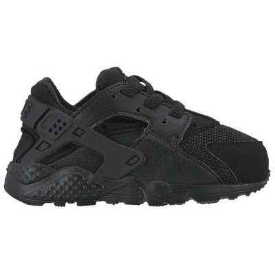 Nike Kids' Boys  Huarache Run In Black/black/black