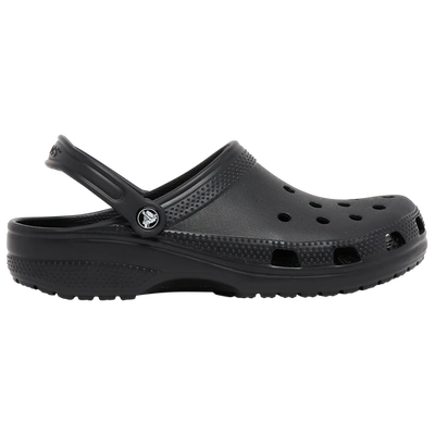 Crocs Classic Fur Lined Clogs In Black