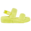 Ugg Yellow Fluff Yeah Shearling Sandals In Yellow/yellow