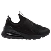 Nike Big Kids Air Max 270 Extreme Slip-on Casual Sneakers From Finish Line In Black/black/black
