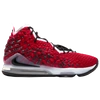 Nike Lebron 17 "uptempo" Sneakers In University Red/white/black