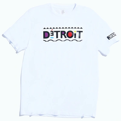 3525 Brand Mens  Detroit Feel T-shirt In White/multi