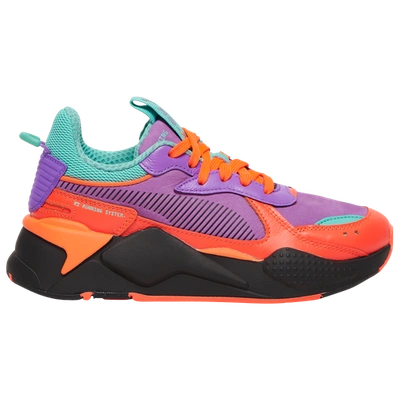 Puma Kids' Rs-x In Purple Glimmer/energy Red/blue Turquoise