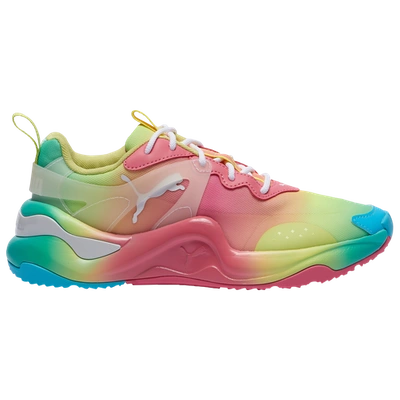 Puma Rise In Sunny Lime/bubble Gum/blue Atoll