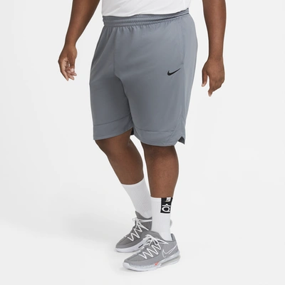Nike Men's Dri-fit Icon Basketball Shorts In Grey