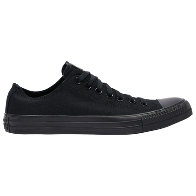 Converse Mens  All Star Low Top In Black Monochrome/black/black