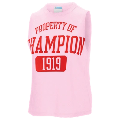 Champion The Boyfriend Muscle Tank Top In Ice Cake