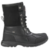 Ugg Men's Butte Waterproof Leather Cuffed Boots In Black/black