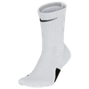 NIKE NIKE ELITE CREW SOCKS WHITE/BLACK SIZE M