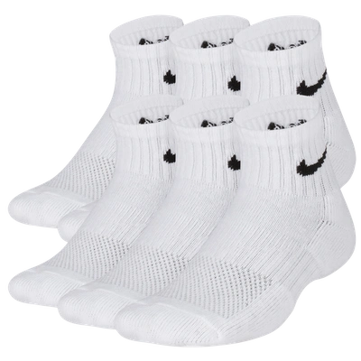 NIKE BOYS NIKE 6 PACK CUSHIONED QUARTER SOCKS,659658427266