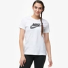 Nike Women's  Sportswear Essentials Logo T-shirt In White