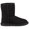 Ugg Fur Lined Boots In Black/black