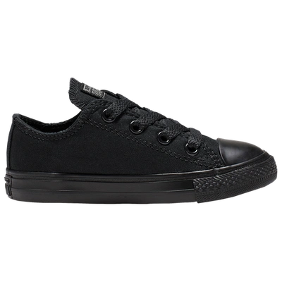 Converse Kids' Boys  All Star Low Top In Black Monochrome/black