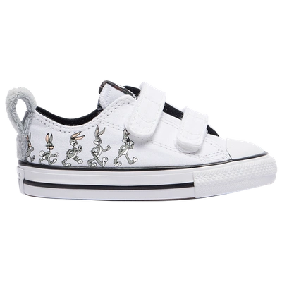 Converse Kids' Bugs Bunny Print Chuck Taylor Sneakers In White