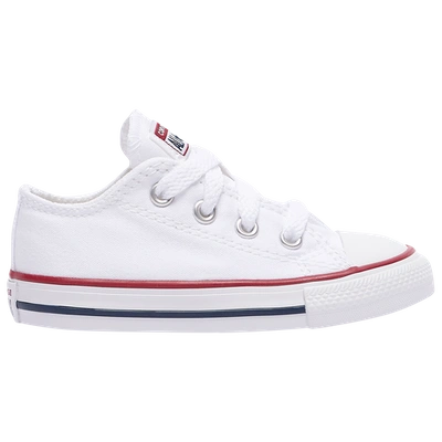 Converse Kids' Boys  All Star Low Top In Optical White/white