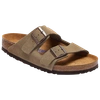 Birkenstock Mens  Arizona Soft Footbed In Taupe