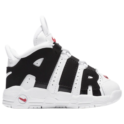 Nike Kids' Boys  Air More Uptempo In White/black/red