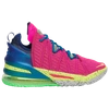 Nike Lebron 18 "los Angeles By Night" Basketball Shoe In Pink Prime/multi/blue