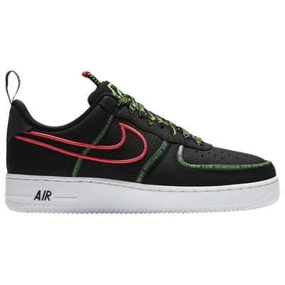 Nike Mens  Air Force 1 Low In Black/red/green