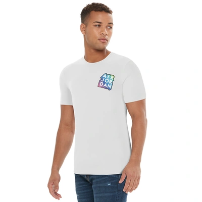 Jordan Sticker Mash T-shirt In White