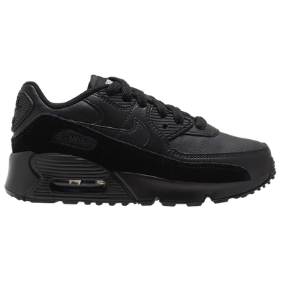 Nike Kids' Air Max 90 In Black/black/black