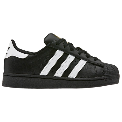 Adidas Originals Kids' Boys  Superstar In Black/white/black