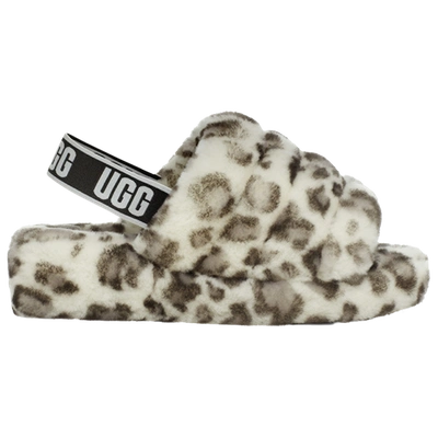 Ugg Womens  Fluff Yeah In White/black/leopard