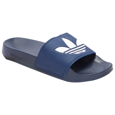 Adidas Originals Originals Adilette Slide In Collegiate Navy/white/collegiate Navy