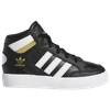 Adidas Originals Hardcourt Hi In Black/white/gold