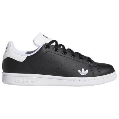 Adidas Originals Kids' Stan Smith In Black/white/black