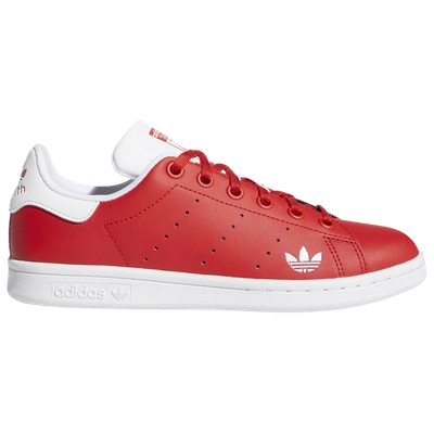 Adidas Originals Kids' Stan Smith In Red/white
