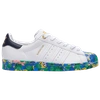 Adidas Originals Womens  Superstar In White/blue