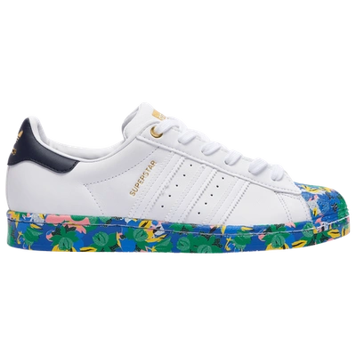 Adidas Originals Womens  Superstar In White/blue