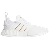 Adidas Originals Women's Nmd R1 Casual Sneakers From Finish Line In White/white