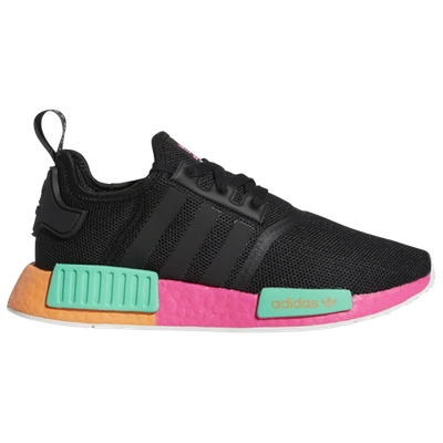 Adidas Originals Nmd R1 In Black/black/pink