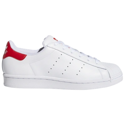 Adidas Originals Superstan In White/white/scarlet