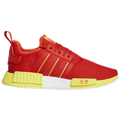 Adidas Originals Nmd R1 In Active Red/bright Yellow/white