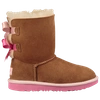 Ugg Bailey Bow Ii Water Resistant Genuine Shearling Boot In Chestnut/pink Azalea